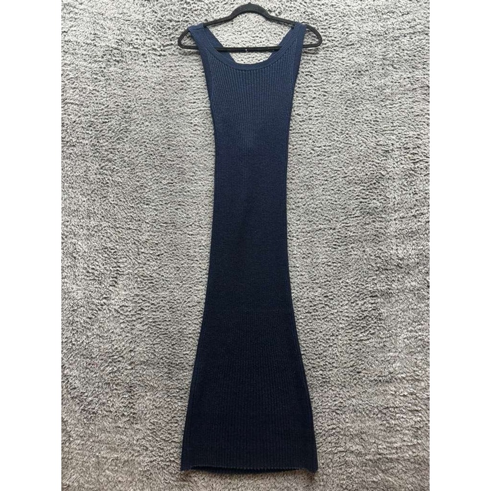 Anthropologie Saturday Sunday Elle Knit Maxi Sweater Dress Blue Womens Size XS